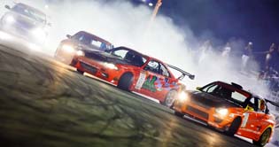 China: Wannabes venture in car drifting